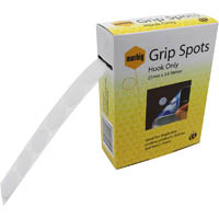 marbig grip spots hook only 22mm x 3.6m
