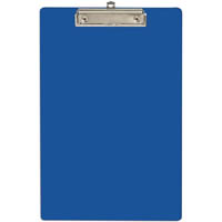 marbig clipboard pe foolscap blue