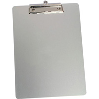 marbig clipboard aluminium a4