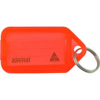 kevron id38 keytags fluoro orange bag 50