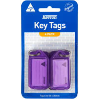 kevron id5 keytags lilac pack 4