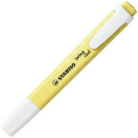 stabilo swing cool highlighter chisel pastel yellow