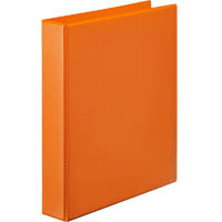 marbig clearview insert ring binder 2d 38mm a4 orange