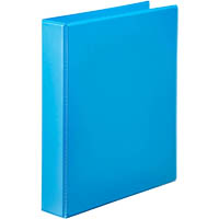 marbig clearview insert ring binder 2d 38mm a4 marine
