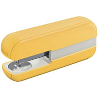 leitz cosy full strip stapler 30 sheet warm yellow