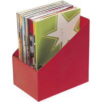 marbig book box large red pack 5