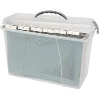 crystalfile carry case clear lid / clear base
