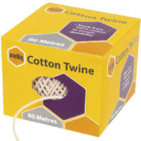 marbig cotton twine 80m