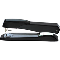 marbig desktop metal full strip stapler black