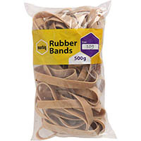 marbig rubber bands size 109 500g
