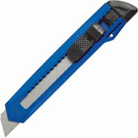 marbig utility knife large 18mm blue