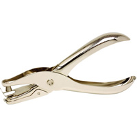 marbig 1 hole punch 7 sheet silver