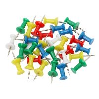 marbig push pins assorted pack 30