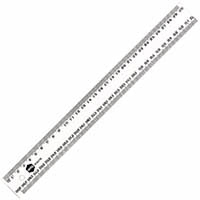 marbig ruler metric 300mm clear