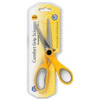 marbig comfort grip scissors 210mm assorted
