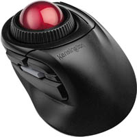 kensington orbit fusion trackball mouse wireless black/red