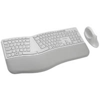 kensington pro fit ergo wireless keyboard and mouse combo grey