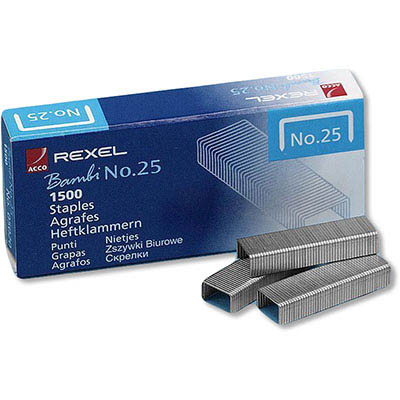 REXEL BAMBI STAPLES 25/4 BOX 1500 |  | 7006675