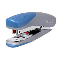 rexel bambi mini stapler grey/blue