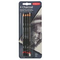 derwent charcoal pencil pack 4