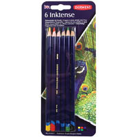 derwent inktense pencil assorted pack 6
