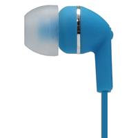 moki noise isolation earbuds with microphone and control blue