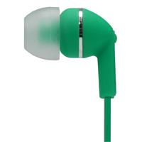moki noise isolation earbuds with microphone and control green