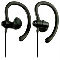 moki sports earphones 90 degree black