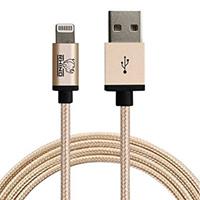 moki syncharge cable usb-a to lightning 3m rose gold