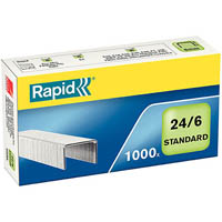 rapid standard staples 24/6 box 1000