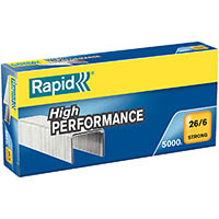 rapid high performance strong staples 26/6 box 5000