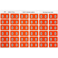 avery 43304 lateral file label side tab colour code d 25 x 38mm dark orange pack 180