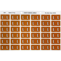avery 43312 lateral file label side tab colour code l 25 x 38mm mustard pack 180