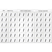 avery 43328 lateral file label side tab colour code / 25 x 38mm white pack 180