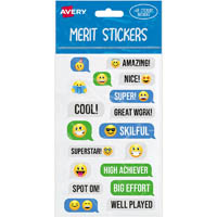 avery 698002 merit stickers messaging pack 68