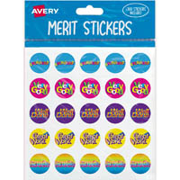 avery 698008 merit stickers captions 2 pack 300