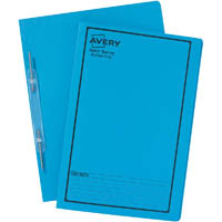 avery 85204 spiral spring action file foolscap blue
