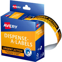 avery 937259 message labels urgent action 19 x 64mm box 125
