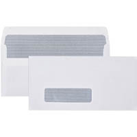 cumberland dl envelopes secretive wallet windowface self seal 80gsm 110 x 220mm white box 500