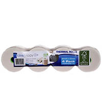 alliance paper thermal roll 80 x 80 x 17 mm bpa free pack 4