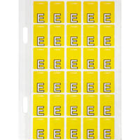 avery 44405 lateral file label top tab colour code e 20 x 30mm dark yellow pack 150