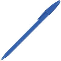 bic economy ballpoint pens medium blue box 12