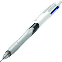 bic 4 colour 3+1 retractable ballpoint pen and pencil