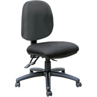 buro mondo java task chair medium back 3-lever black
