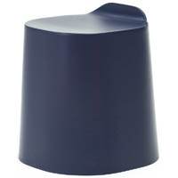 buro peekaboo plastic stool navy blue