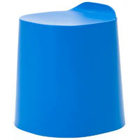 buro peekaboo plastic stool dodger blue