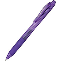 pentel bl107 energel-x retractable gel ink pen 0.7mm violet