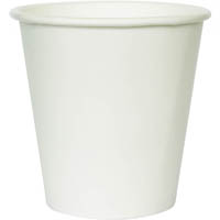 biopak biocup single wall cup white 230ml pack 50