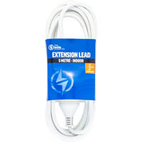 the brute power co extension lead 5 metre white