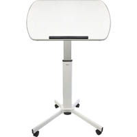 visionchart height adjustable lectern/desk 650 x 400mm white
